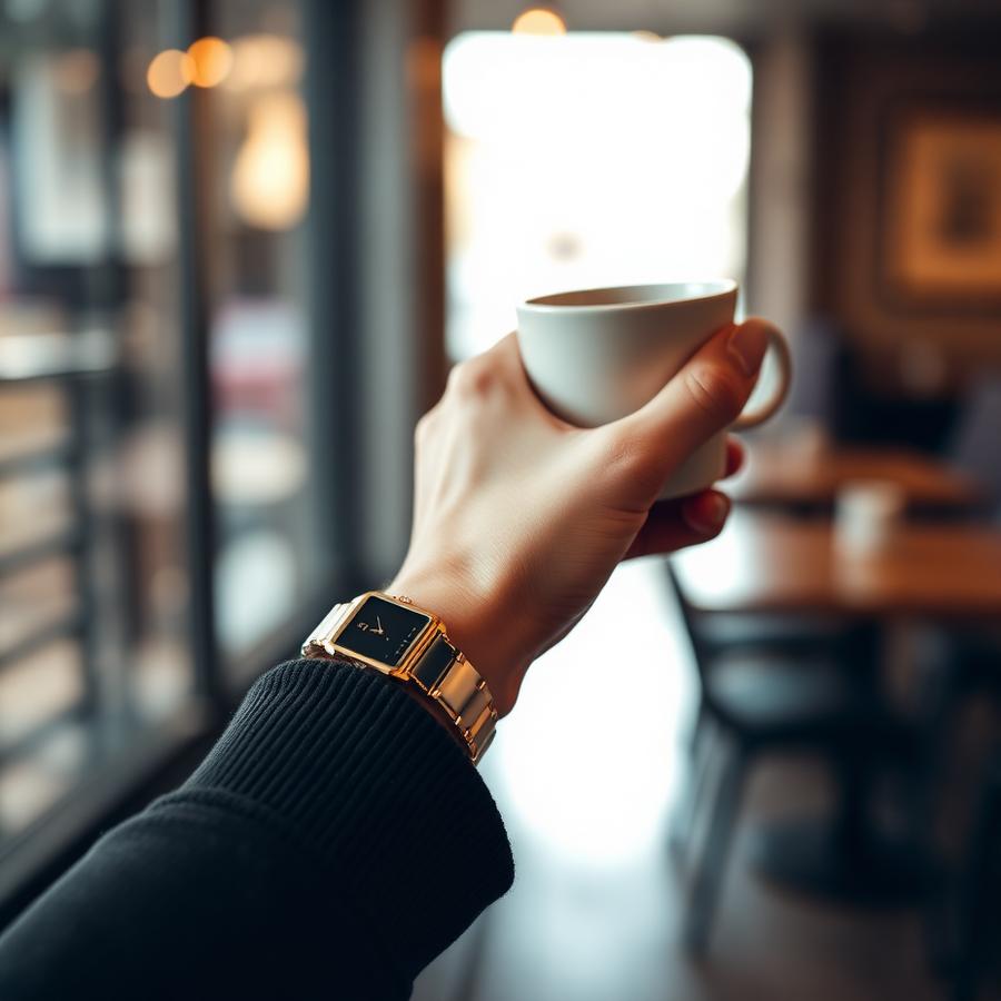 Lifestyle-Aufnahme 4 einer Uhr von Maison Horloge